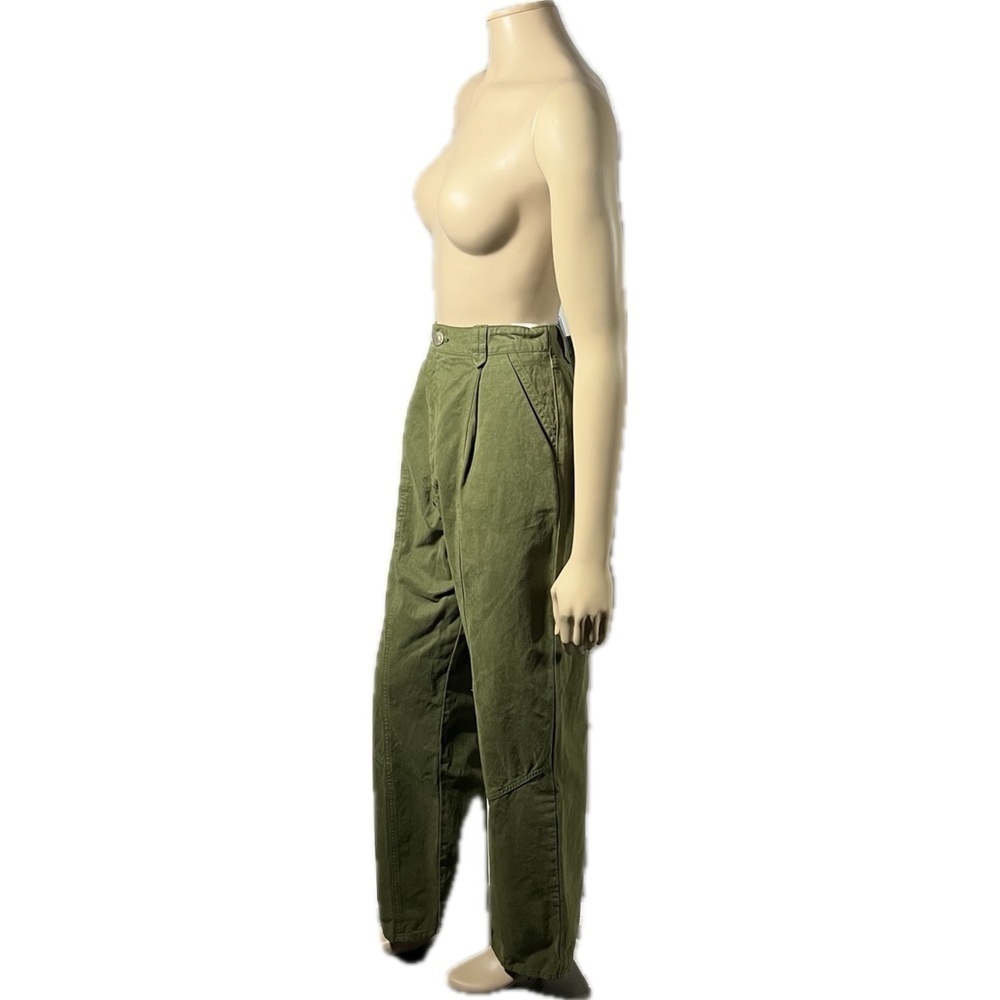 NWT Sandro Sahara Army Green Twill Trouser pants - Picture 10 of 13